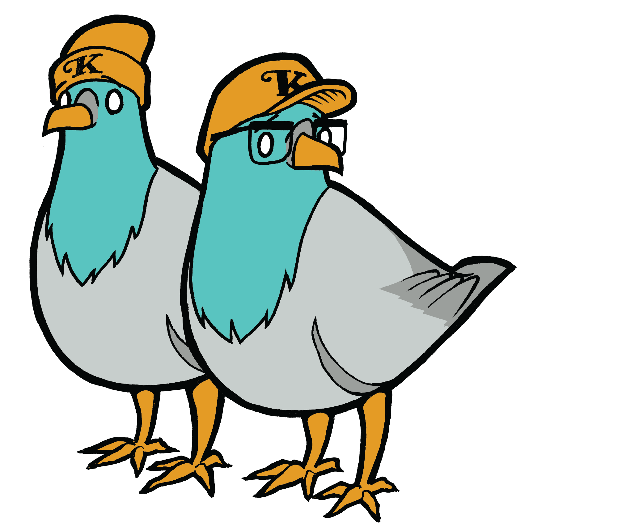 The Pigeons K illustration by Jay Ryan