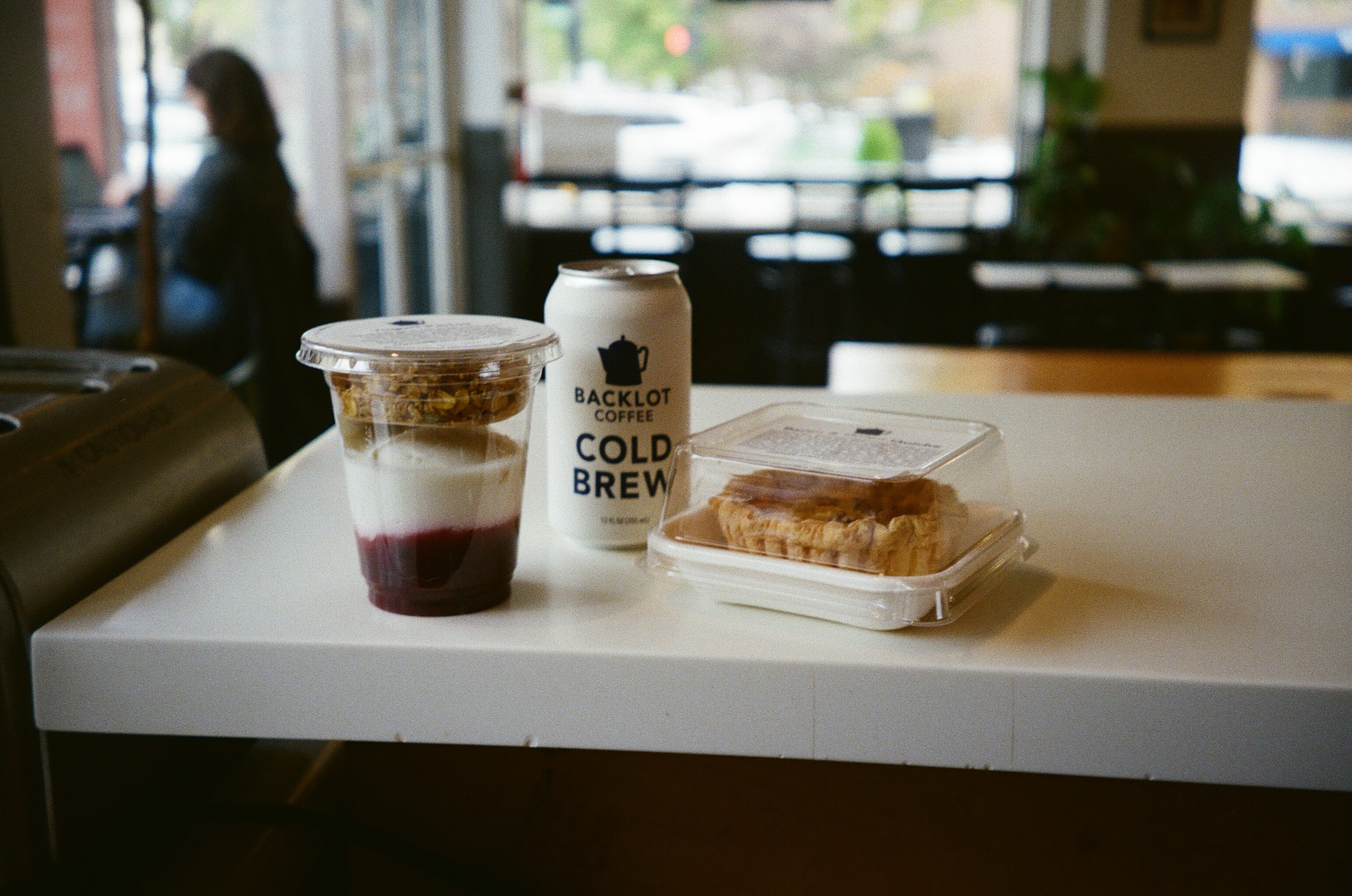 photo of packaged food on counter