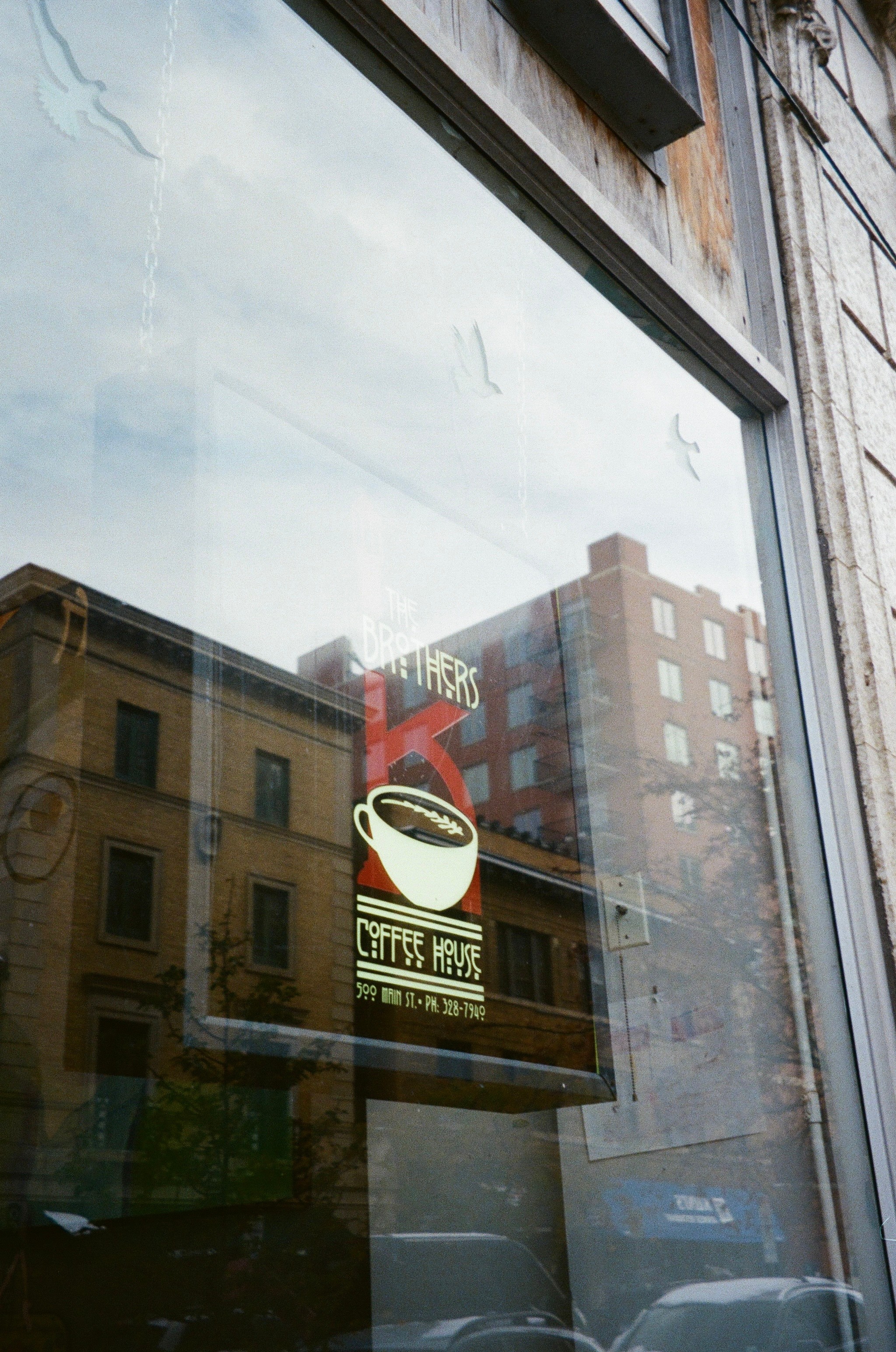 photo of window sign