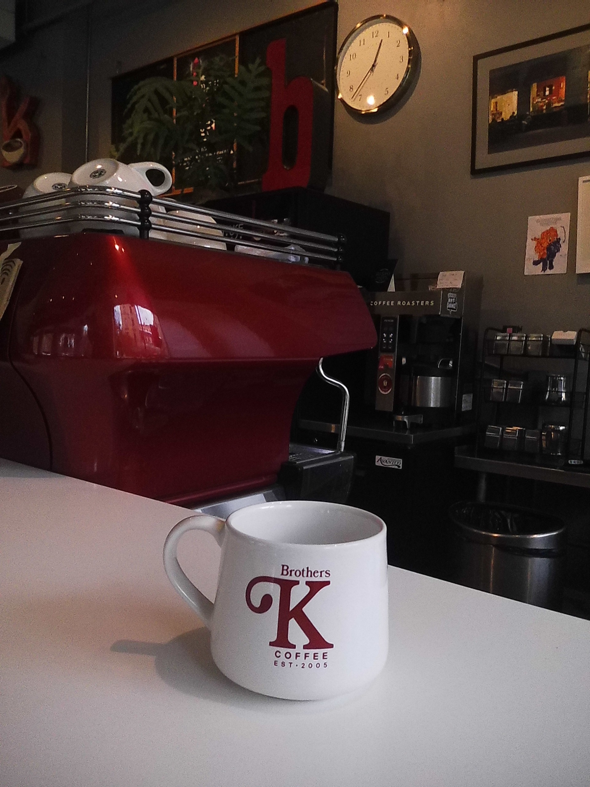 photo of mug on counter