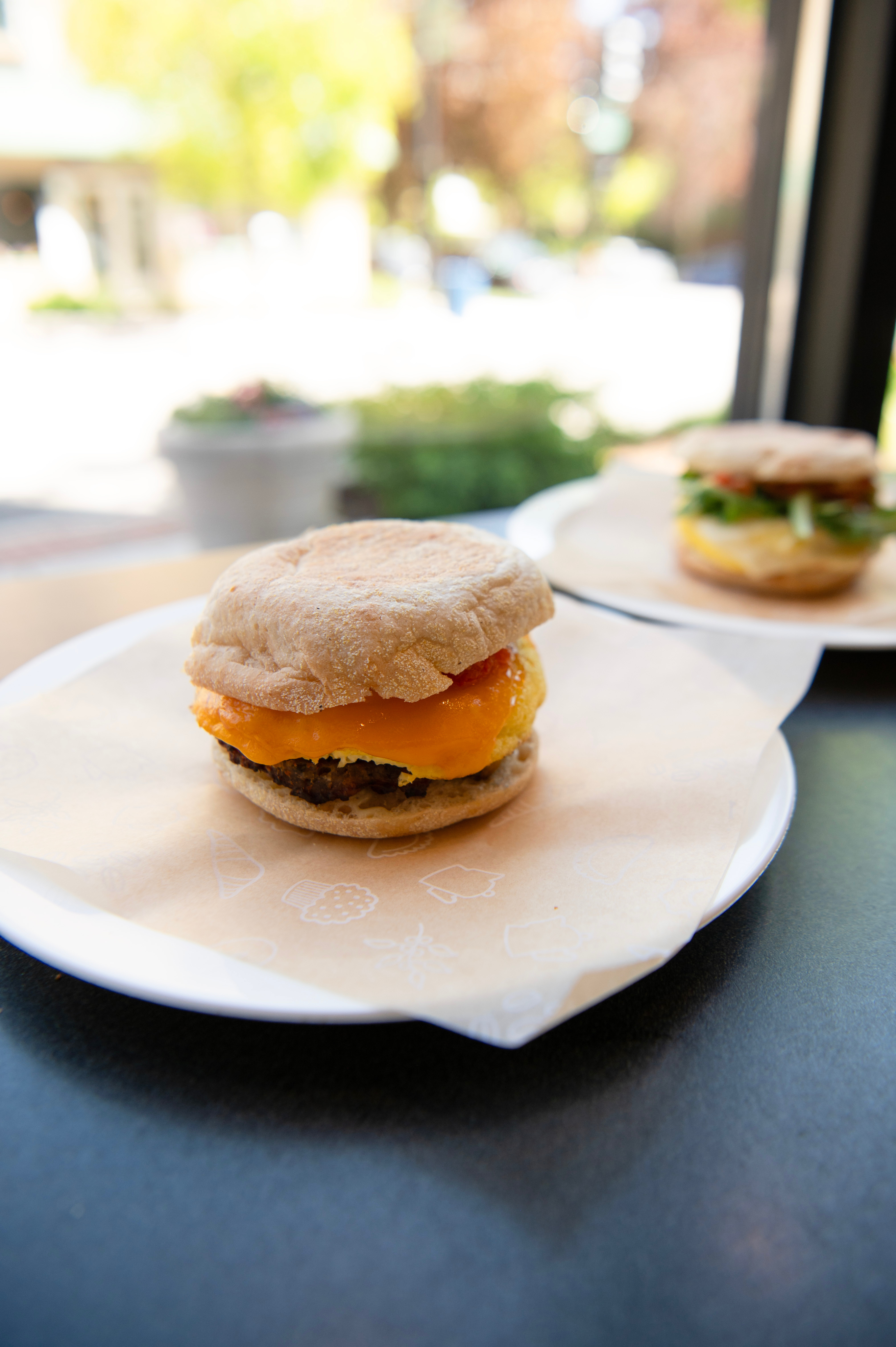 photo of breakfast sandwhich