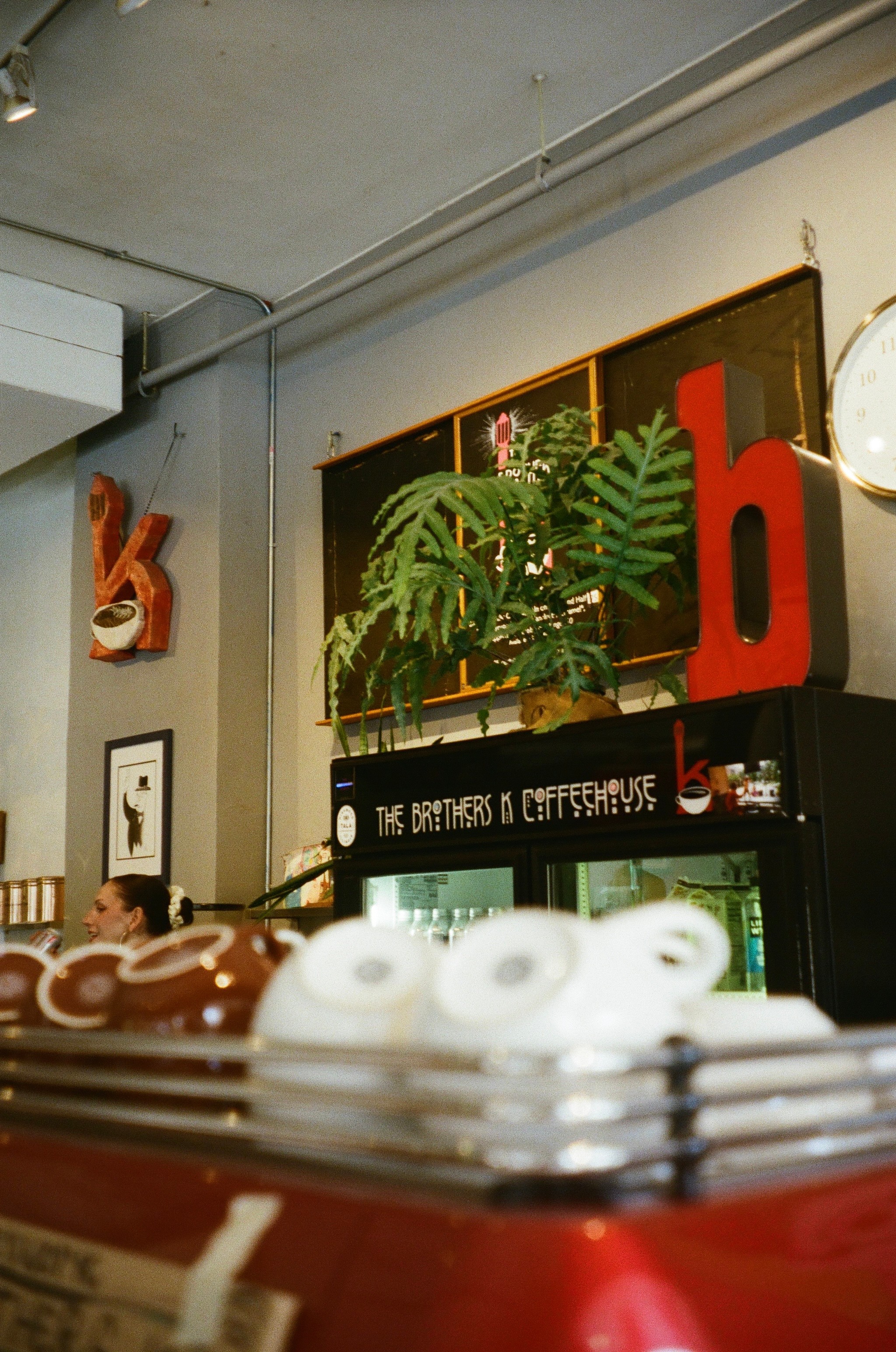 Photo of the interior of the coffeehouse